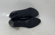 Load image into Gallery viewer, Stuart Weitzman Womens Black Patent Leather Round Toe Slip-On Pump Heels Size 9
