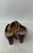 Load image into Gallery viewer, Call It Spring Womens Brown Perforated Block Heel Slingback Sandals Size 8.5