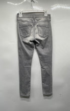 Load image into Gallery viewer, Express Womens Gray Medium Wash Distressed Mid-Rise Legging Jeans Pants Size 0s
