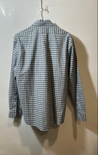 Load image into Gallery viewer, Brooks Brothers Mens White Blue Green Plaid Non-Iron Button-Up Shirt Size M