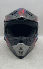 Load image into Gallery viewer, Oumurs Youth 125 Multicolor DOT Approved Full-Face Motocross Helmet Size L
