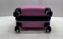 Load image into Gallery viewer, Rockland Unisex Pink Retractable Handle Lined Zip-Around Travel Trolley Bag