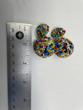 Load image into Gallery viewer, Huichol Style Women's Multicolored Bracelets-Earrings (11 Pcs)