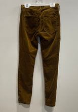 Load image into Gallery viewer, Banana Republic Womens Brown Corduroy Mid-Rise Skinny Leg Ankle Pants Size 24P