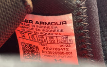 Load image into Gallery viewer, Under Armour Mens Harper 7 Low Elite TPU 3025585-001 Black Baseball Cleats Sz 14