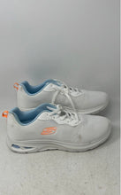 Load image into Gallery viewer, Skechers Womens Memory Foam 179201R White Lace-Up Sneaker Shoes Size 11
