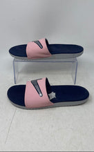 Load image into Gallery viewer, Nike Kids Kawa SE DB3299-600 Blue Pink Slip-On Open Toe Slide Sandals Size 6Y