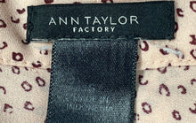 Load image into Gallery viewer, Ann Taylor Womens Pink & Black Ditsy Floral Print Sleeveless Blouse Top Size S