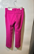Load image into Gallery viewer, Ann Taylor Womens Pink Flat Front Slash Pocket Straight Leg Ankle Pants Size 4P