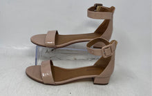 Load image into Gallery viewer, 14th & Union Womens Nude Open Toe Block Heel Ankle Strap Sandals Size 6 M
