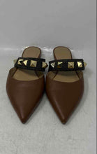Load image into Gallery viewer, Michael Kors Womens Wren Brown Leather Pointed Toe Slip-On Flats Size 9.5M