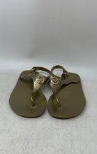 Load image into Gallery viewer, Michael Kors Womens Jelly Gold Flat Thong Sandals Size 9M