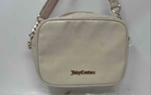 Load image into Gallery viewer, Juicy Couture Womens Beige Monogram Embossed Faux Leather Crossbody Bag