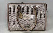 Load image into Gallery viewer, Guess Womens Pink Geometric Cut-Out Inner Zipped Pocket Shoulder Handbag