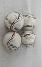 Load image into Gallery viewer, Lot Of 4 Pcs Rawlings White Red Stitch Outdoor Sports Baseball Balls