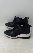 Load image into Gallery viewer, Michael Kors Womens Georgie Black White Lace-Up Sneaker Shoes 10M
