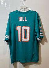 Load image into Gallery viewer, NFL Team Apparel Mens Aqua Miami Dolphins Tyreek Hill #10 Football Jersey Sz XL