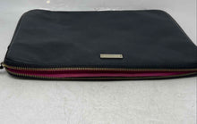 Load image into Gallery viewer, Kate Spade New York Womens Black Leather Memory Foam Padding Laptop Sleeve