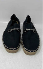 Load image into Gallery viewer, Aldo Womens Dochao Black And Beige Round Toe Slip-On Espadrille Shoes Size 8
