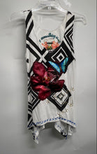 Load image into Gallery viewer, Desigual Womens Multicolor Printed Sleeveless Asymmetrical Tunic Top Size M