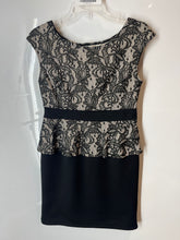 Load image into Gallery viewer, AA Studio AA Womens Black White Floral Sleeveless Sheath Dress Size 6P