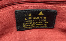 Load image into Gallery viewer, Liz Claiborne Womens Red Geometric Inner Pocket Adjustable Strap Crossbody Bag