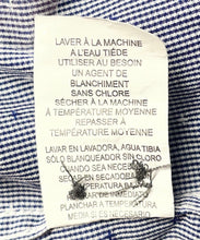 Load image into Gallery viewer, Vince Camuto Mens Blue Printed Long Sleeve Collared Button-Up Shirt Size Large