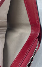 Load image into Gallery viewer, Bostanten Womens Red Leather Card Slots Compartment Zipper Bi-Fold Wallet