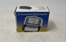 Load image into Gallery viewer, Advantage Industries AD-288 Silver 5-Function Pedometer With Box Not Tested