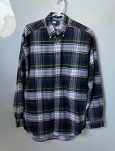 Load image into Gallery viewer, Tommy Hilfiger Mens Multicolor Plaid Long Sleeve Collared Button-Up Shirt Size M