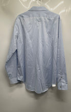 Load image into Gallery viewer, Calvin Klein Mens Blue Cotton Slim Fit Non-Iron Long Sleeve Dress Shirt 16 1/2
