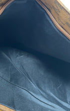 Load image into Gallery viewer, MKF Collection Womens Dark Brown Monogram Leather Designed Shoulder Purse