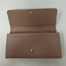 Load image into Gallery viewer, Authentic Furla Womens Saffiano Beige Leather Card Slot Bi-Fold Wallet Damaged
