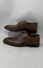 Load image into Gallery viewer, Tasso Elba Mens Choate Brown Leather Lace-Up Low Top Oxford Dress Shoes Size 12M