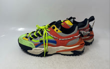 Load image into Gallery viewer, Javi Mens Dominance Green Red Lace-Up Low Top Designer Sneaker Shoes Size 9