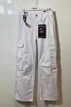 Load image into Gallery viewer, Vip Jeans Womens White Straight Leg Cargo Pants Size 9/29 With Tag