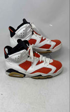 Load image into Gallery viewer, Nike Mens Air Jordan 6 Retro White Orange Black Lace-Up Sneaker Shoes Size 9