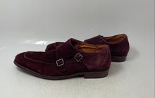 Load image into Gallery viewer, Stacy Adams Mens Burgundy Moc Toe Double Monk Strap Dress Shoes Size 9.5M