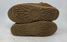 Load image into Gallery viewer, UGG Womens Classic Slipper Brown Suede Round Toe Slip-On Slippers Size 9