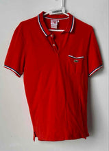 Load image into Gallery viewer, Lacoste L!ve Mens Red Cotton Short Sleeve Collared Regular Fit Polo Shirt Size 4