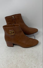 Load image into Gallery viewer, Lauren Ralph Lauren Womens Weslynn Brown Leather Side Zipper Ankle Boots Size 6B