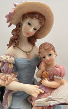 Load image into Gallery viewer, Vintage Monti Franco Women And Child Reading Collectible Porcelain Figurine