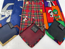 Load image into Gallery viewer, Lot Of 3 Pcs Looney Tunes Mens Multicolor Printed Adjustable Long Designer Ties