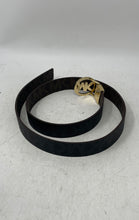 Load image into Gallery viewer, Michael Kors Womens Brown Signature Print Adjustable Buckle Reversible Belt