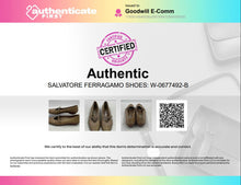 Load image into Gallery viewer, Authentic Salvatore Ferragamo Womens Beige Ballet Flats Size 8 Stained Damaged