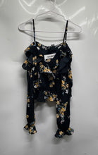 Load image into Gallery viewer, H&M Womens Multicolor Floral Print Long Sleeve Pullover Cropped Top Size 6