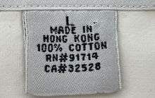 Load image into Gallery viewer, Authentic Armani Exchange Mens White Cotton Long Sleeve Button-Up Shirt Size L