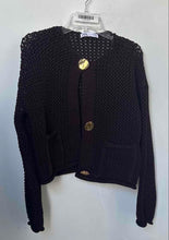 Load image into Gallery viewer, Zara Womens Purple Pockets Long Sleeve Button Cardigan Sweater Size M With Tag