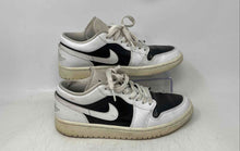 Load image into Gallery viewer, Nike Womens Air Jordan 1 Low DC0774-100 White Black Lace-Up Sneakers Shoes Sz 8
