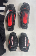 Load image into Gallery viewer, Bauer Lil' Sport Kids Black And Red Hockey Sports Armor Set Size L Set Of 3